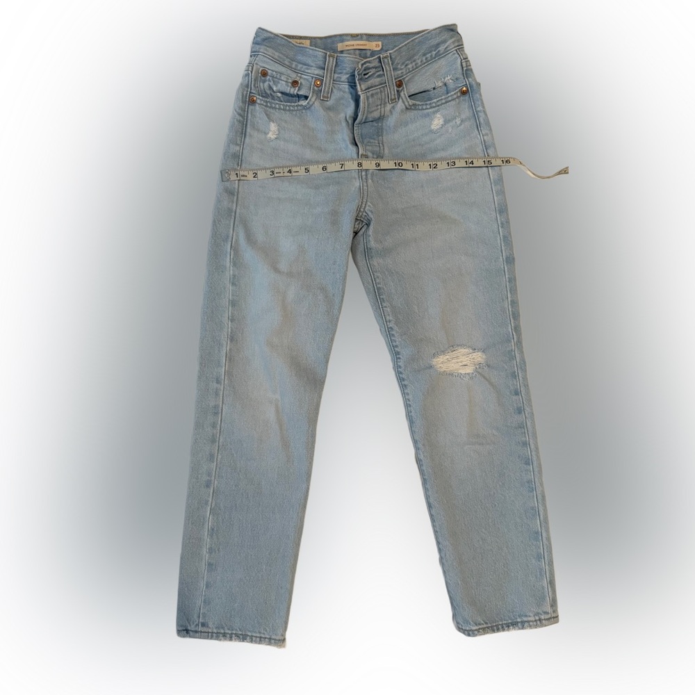 Levi's Light Blue Straight Leg Jeans